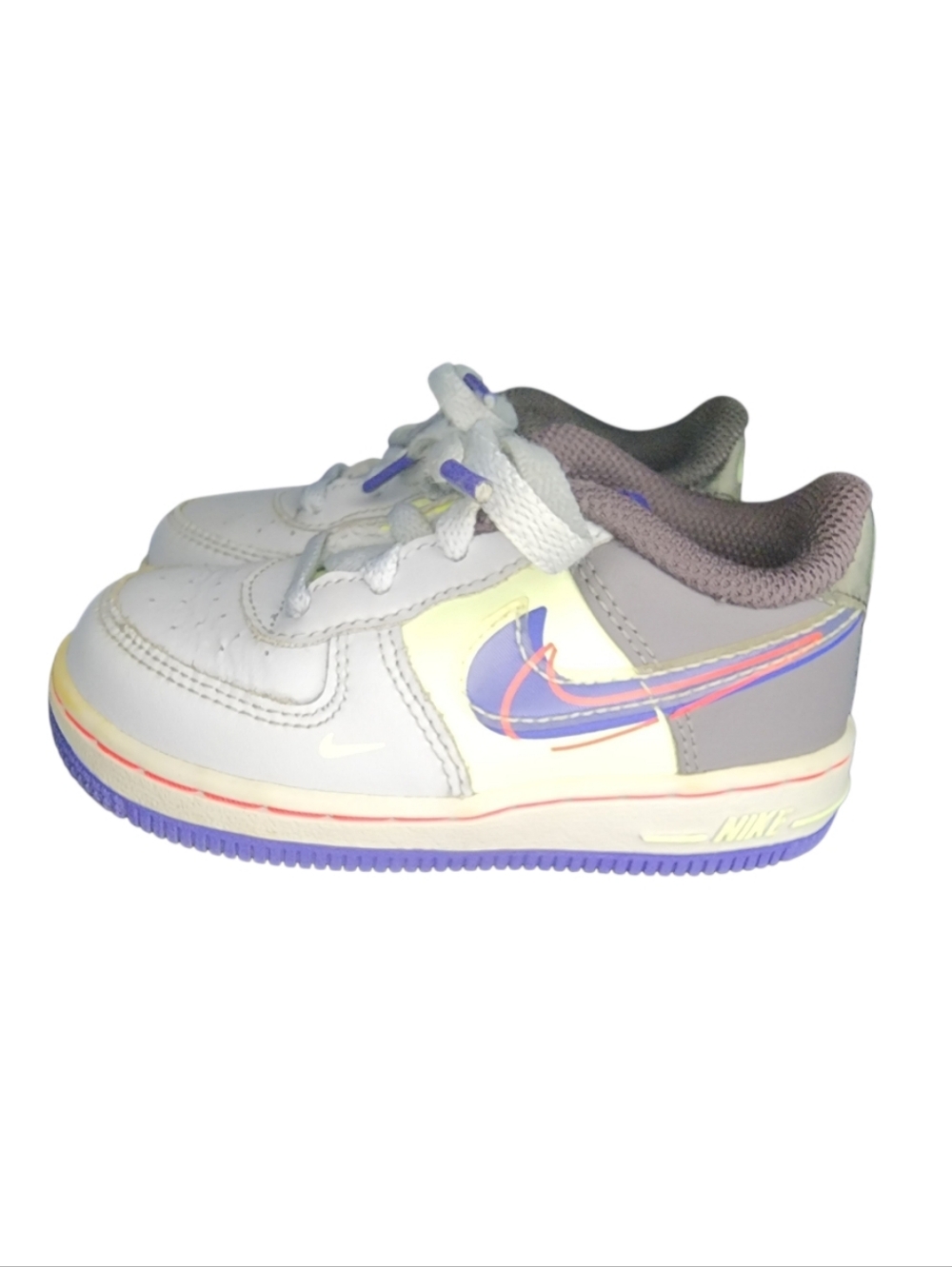 Nike Force 1 LV8 'Gray Green Blue', Baby Boys 7C - Picture 2 of 10
